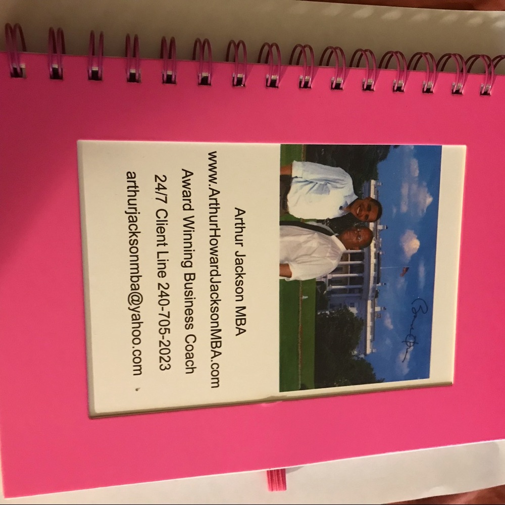 Note Books inside blank note sheets.